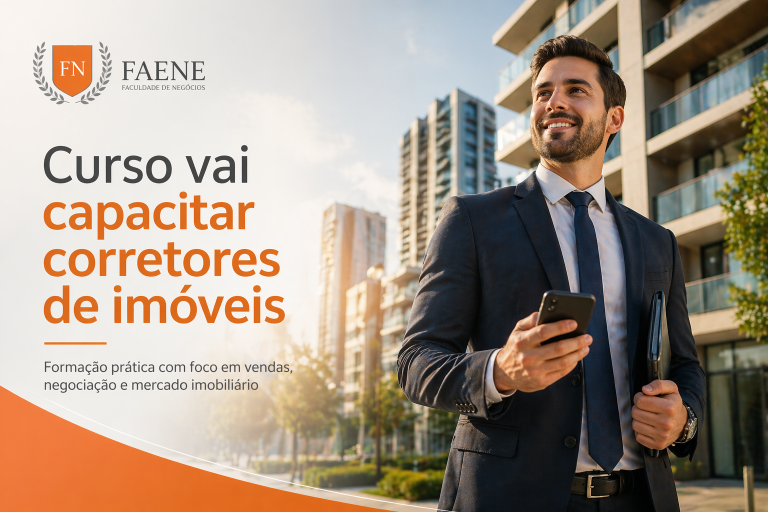 Curso vai capacitar corretores de imóveis.