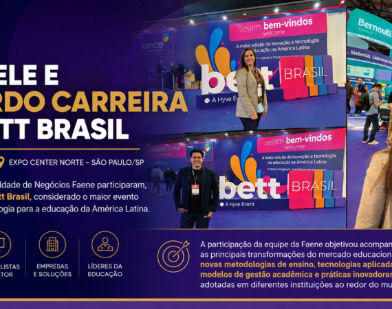 Michele e Ricardo Carreira na Bett Brasil
