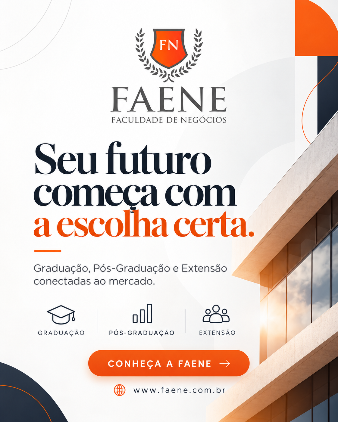 FAENE ganha destaque por programação acadêmica conectada ao mercado